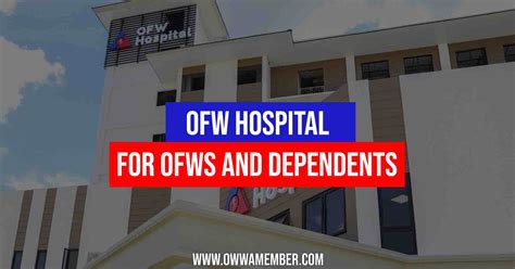 OFW Hospital: FREE for OFWs and OFW .
